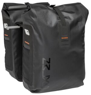 Dubbele fietstas New Looxs Varo, MIK2 - zwart, (2x) 28 x 43 x 17 cm, 40L