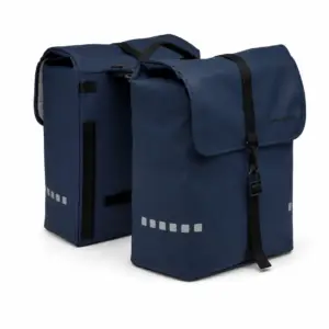 Dubbele fietstas New Looxs Odense 39 liter 34 x 16 x 38 cm (x2) - Dark blue