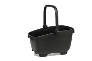 Fietsmand New Looxs Clipper met handvat MIK2 - zwart