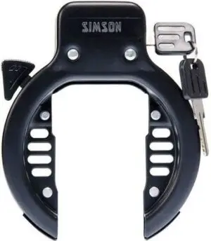 Ringslot Simson universeel - zwart - 10 stuks in werkplaatverpakking