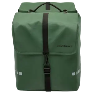 Dubbele fietstas New Looxs Odense MIK 2.0 - 39 liter, groen