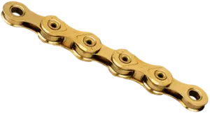 Fietsketting KMC X12L Ti-N Gold - 126L, waxed